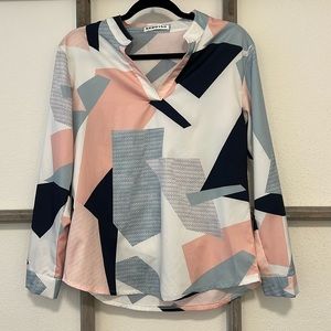 ECOWISH Geometric shapes shirt (small)